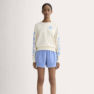 Everlane Women's Off-Duty Short in Granada Sky Blue Garment Dye, Size Extra Lar…